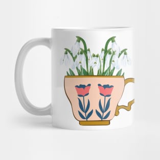 Flowers in a tea cup Mug